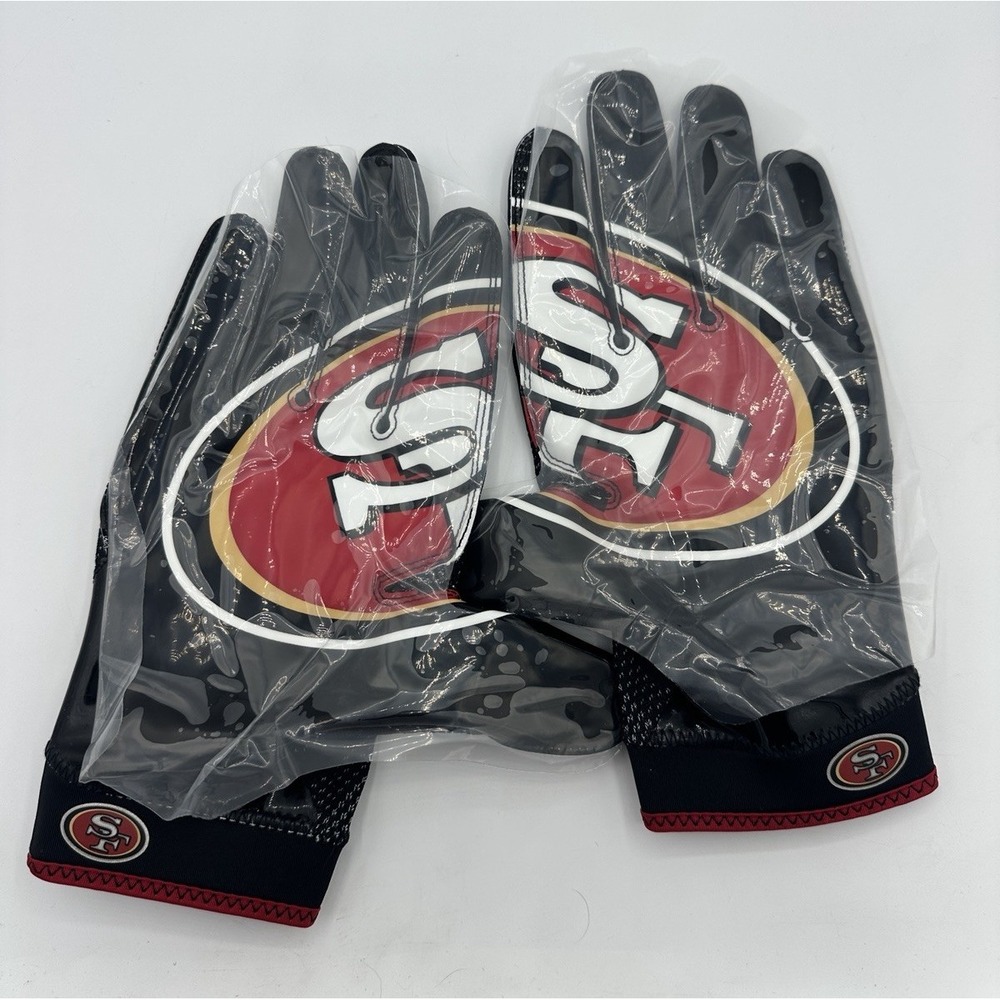 Nike NaVorro Bowman San Francisco 49ers Superbad 4.0 NFL PE Sample Gloves 2XL